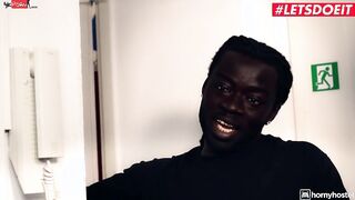 HORNYHOSTEL - GIGANTIC BUTT SEXY NATA OCEAN MEETS huge african penis AT THE HOTEL AND FUCKS HIM - LETSDOEIT