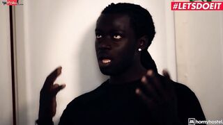 HORNYHOSTEL - GIGANTIC BUTT SEXY NATA OCEAN MEETS huge african penis AT THE HOTEL AND FUCKS HIM - LETSDOEIT