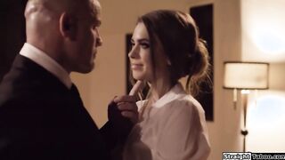 Submissive secretary gets fucked rough