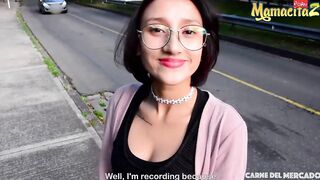 CARNE DEL MERCADO - #Luna Castillo - Cute Tiny Latina Takes A