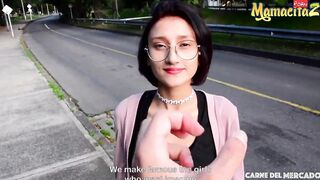 CARNE DEL MERCADO - #Luna Castillo - Cute Tiny Latina Takes A