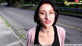 CARNE DEL MERCADO - #Luna Castillo - Cute Tiny Latina Takes A