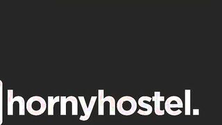 HORNYHOSTEL - Natural Boobs PAWG Kinuski Hard Fuck With huge ebony penis - LETSDOEIT