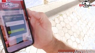 Public Sex Date at the Beach with a blonde Hispanic Eighteen Skank