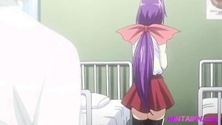 PERV Anime Doctor Takes Virginity Young Pussy