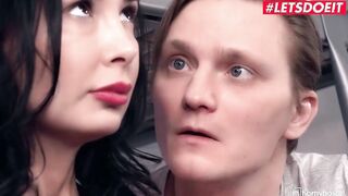 HORNY HOSTEL - Slim 18 Plays With A Long Dick