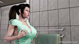 Big Cock Boy Fucks Big-Titted MILF