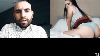 Stepdad makes barely legal step daughter masturbate and spank herself