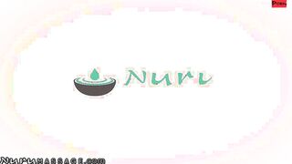 NURU RUBS - Casey Calvert Has A Threesome With Masseuse April Olsen For Her Wedding Anniversary