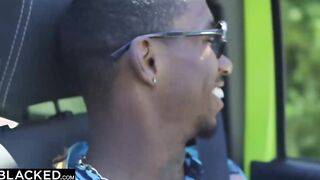 BLACKED Hot Blonde Venera Getting DPed by 2 Huge big black cock