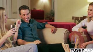 TUSHY Crazy Hot Rika has intense anal with bestie's man