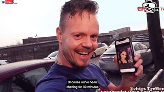 ANAL PICKUP - German pierced pussy mom has real EroCom