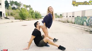 CHICASLOCA - SOFI GOLDFINGER SLENDER RUSSIAN BLONDE TAKES LONG DICK OUTDOORS