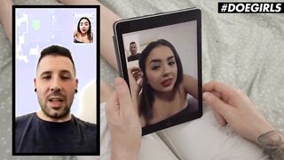DOEGIRLS - Big Jugs Latina Kitty Love Give The Gorgeous point of watch Blowjob