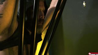 Dominant Jack sucks his submissive man’s dick