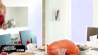Family Massage- Fucking My Stepsis For Thanksgiving