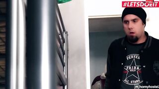 #LETSDOEIT sexy 19 Year Mature Marylin Sugar Rides Cock On Hostel Room
