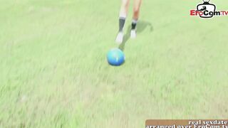 British gigantic melons blonde goddess getting rough sex with cum in mouth