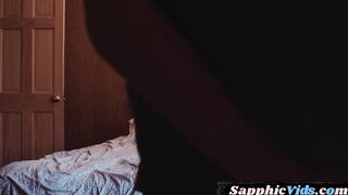 19yo petite dyke licks BFF lesbian pussy outdoor in nature