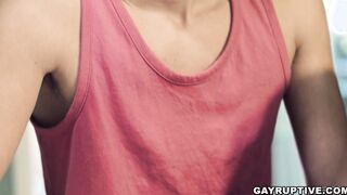 Jack and Trevor Seduces Mature Gay in 3some