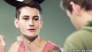Jack and Trevor Seduces Mature Gay in 3some