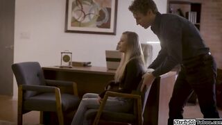 Obsessed teacher fucks a virgin student