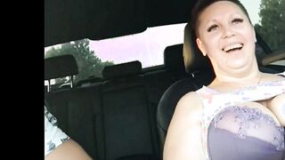 Simple Russian Village Pleasures - Countryside Fuck With a Busty BBW On the Car Hood