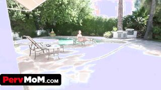 My hot Stepmom Britney Amber Wants Me To Oil Her Up