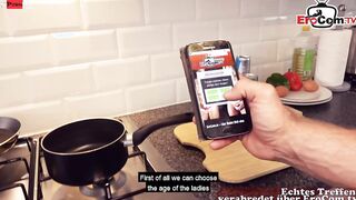 Big Tit Inked british Hoe pounded into the kitchen