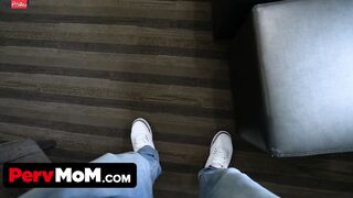 Caught my Stepmom Masturbating and she Wanted to Fuck