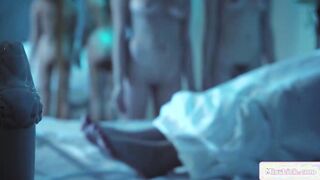 Lesbian aliens conduct oral experiment