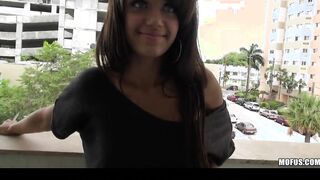 YOUNG HOT LATINA DARK HAIRED barely legal YEAR OLDER HOTTIE RIDING COCK OU