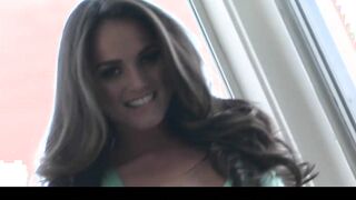 HOT Dark Haired 19 year mature Bae uses vibrator for orgasm