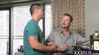 Vanessa Cage sucked cocks after massage