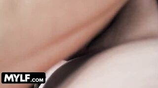 Mylf Labs - Pale Juicy BBW With Nipple Piercings Fucks