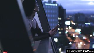BLACKEDRAW Raven-haired Hottie cheats on bf with big big black dick