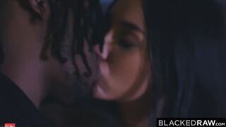 BLACKEDRAW Raven-haired Hottie cheats on bf with big big black dick