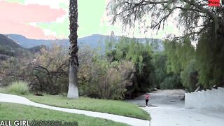 ALL SNATCH WITH MOUTH STROKES - Dillion Harper Needs A Breast Grind After She Wore A Tight Bra While Jogging