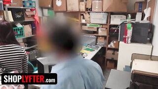 Shoplyfter - Red Head Goddess Naiomi Mae Detained For Stealing Getting What She Deserves Into The Backroom