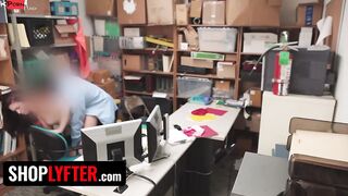 Shoplyfter - Red Head Goddess Naiomi Mae Detained For Stealing Getting What She Deserves Into The Backroom