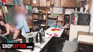 Shoplyfter - Red Head Goddess Naiomi Mae Detained For Stealing Getting What She Deserves Into The Backroom