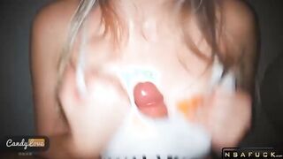 Stepsister Slut gives me Titfuck after Party Candy Love