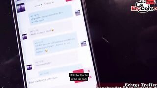 German blonde pick up online for a spontaneous fucked date