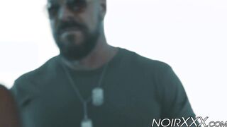 Bearded hunk ass fucks two handsome homosexual in a threesome