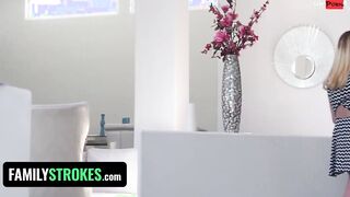 FamilyStrokes - Horny Stepdad Builds Up His Step-Daughter's Trust With