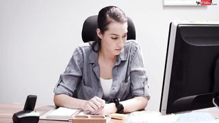Beauty Secretary Lets Married Boss Use Her- Bella Round