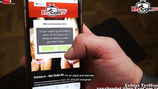 Chubby barely legal try first time porn casting with german agent