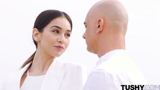 TUSHY Amazingly hot Beauty Ginebra & her boss have insane anal