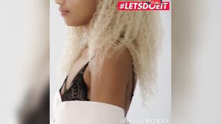 WHITE BOXXX Ebony 19 Yo Romy Indy Gotten Hard Drilled By