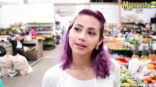 MAMACITAZ - (Veronica Leal, Alex Moreno) - Young Latina Picked Up, Oiled